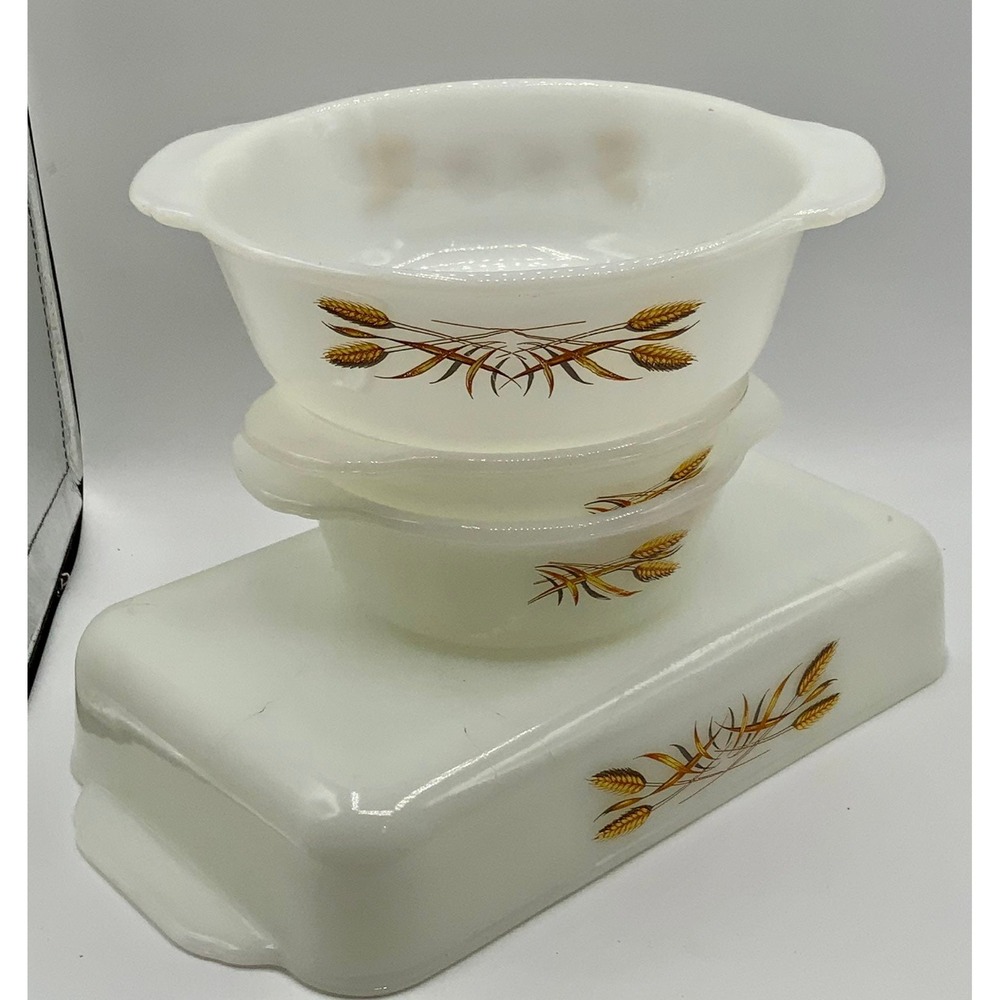 Vintage fire king Ovenware No Lids‎